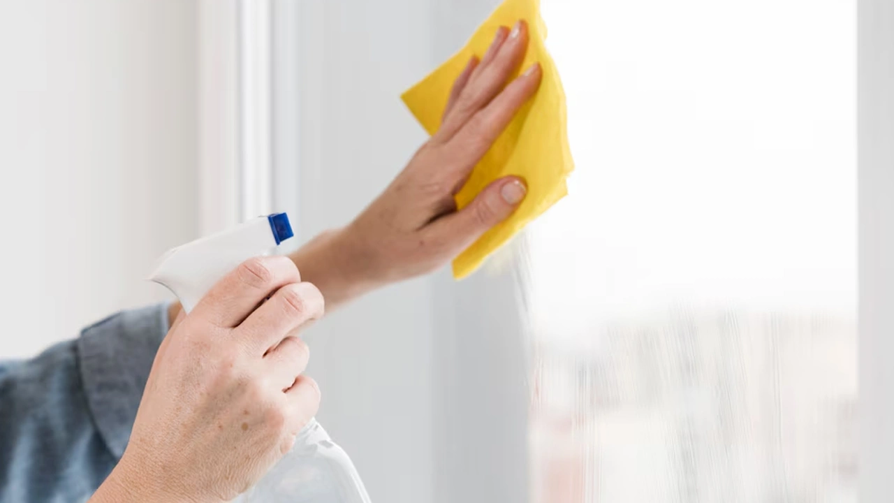 Siivousasiantuntija: ”Oranssit liinat sopivat täydellisesti lasin ja peilien puhdistukseen. Veden ja etikan avulla ne kiiltävät hetkessä.”