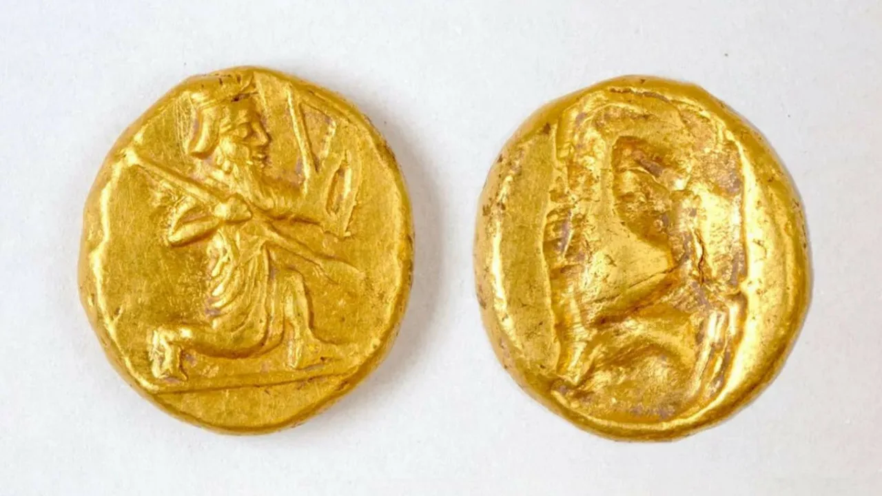 Arkeologit ovat hämmästyneitä: nämä kelttiläiset kultakolikot olivat olleet veden alla piilossa 2300 vuotta.