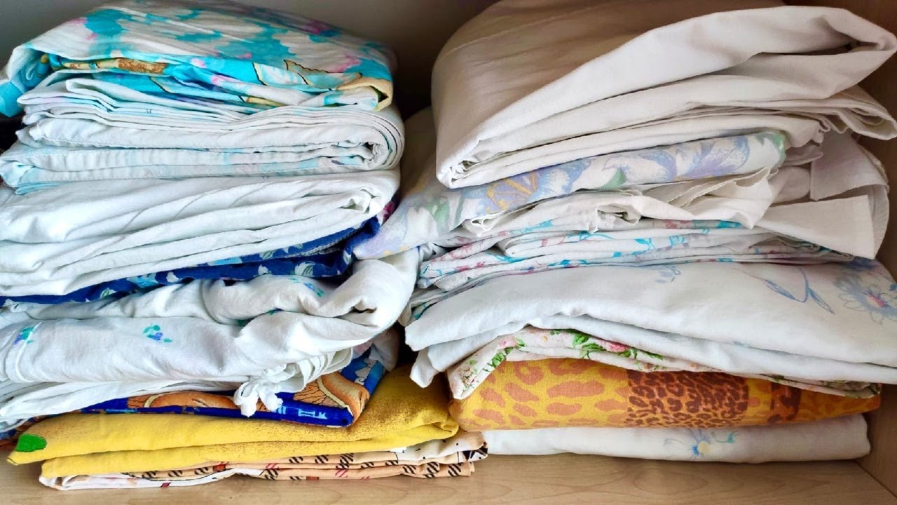 Jos sinulla on vanhoja lakanoita, sinulla on todellinen aarre: 3 tapaa säästää omaisuus kotona.