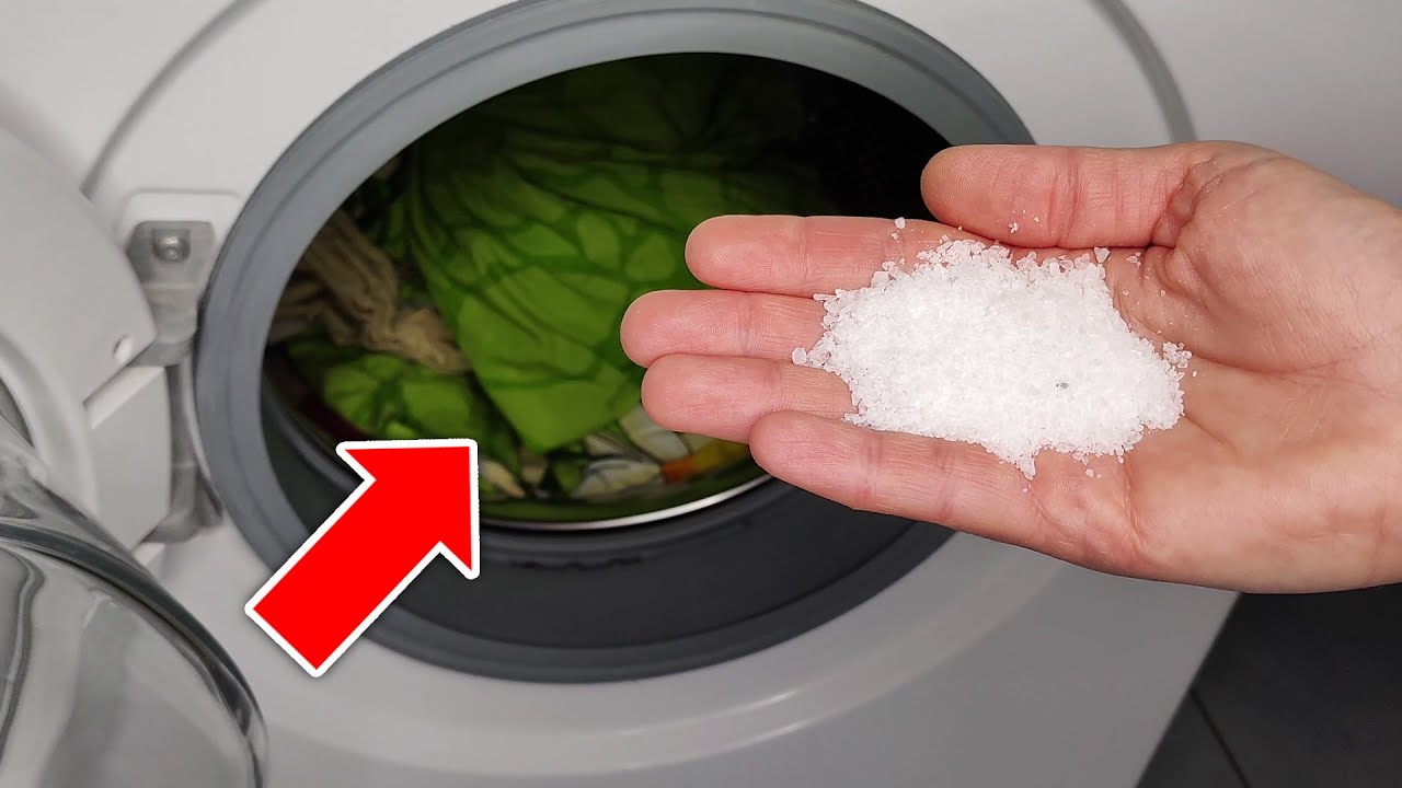 Miksi on suositeltavaa käyttää ruokalusikallista suolaa pesukoneessa ja mihin sitä tarvitaan?