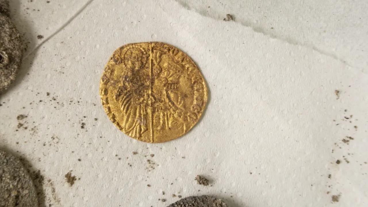 Arkeologit ovat hämmästyneitä: nämä kelttiläiset kultakolikot olivat olleet veden alla piilossa 2300 vuotta.