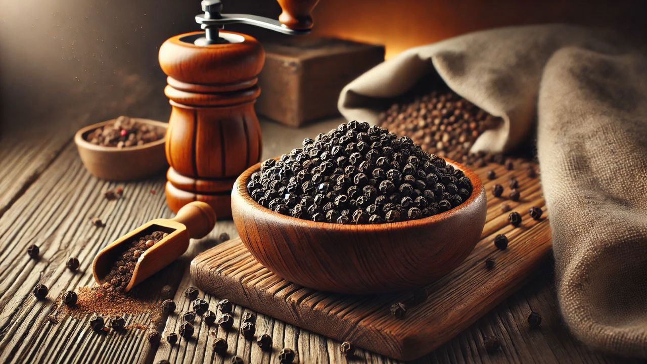 Mustapippuri ja oliiviöljy lisäävät elintarvikkeiden ravintoarvoa.